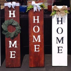 Real Wood Entry Signs