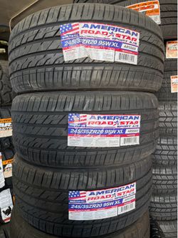 235/55/17 American road star 4 new tires installed ✅ instaladas ✅ we do Aligment  🔥