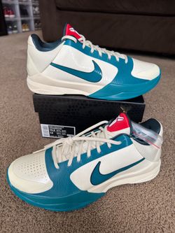 🔥 Nike Kobe 5 Protro Caitlin Clark Coconut Milk Spruce🔥 size 10.5