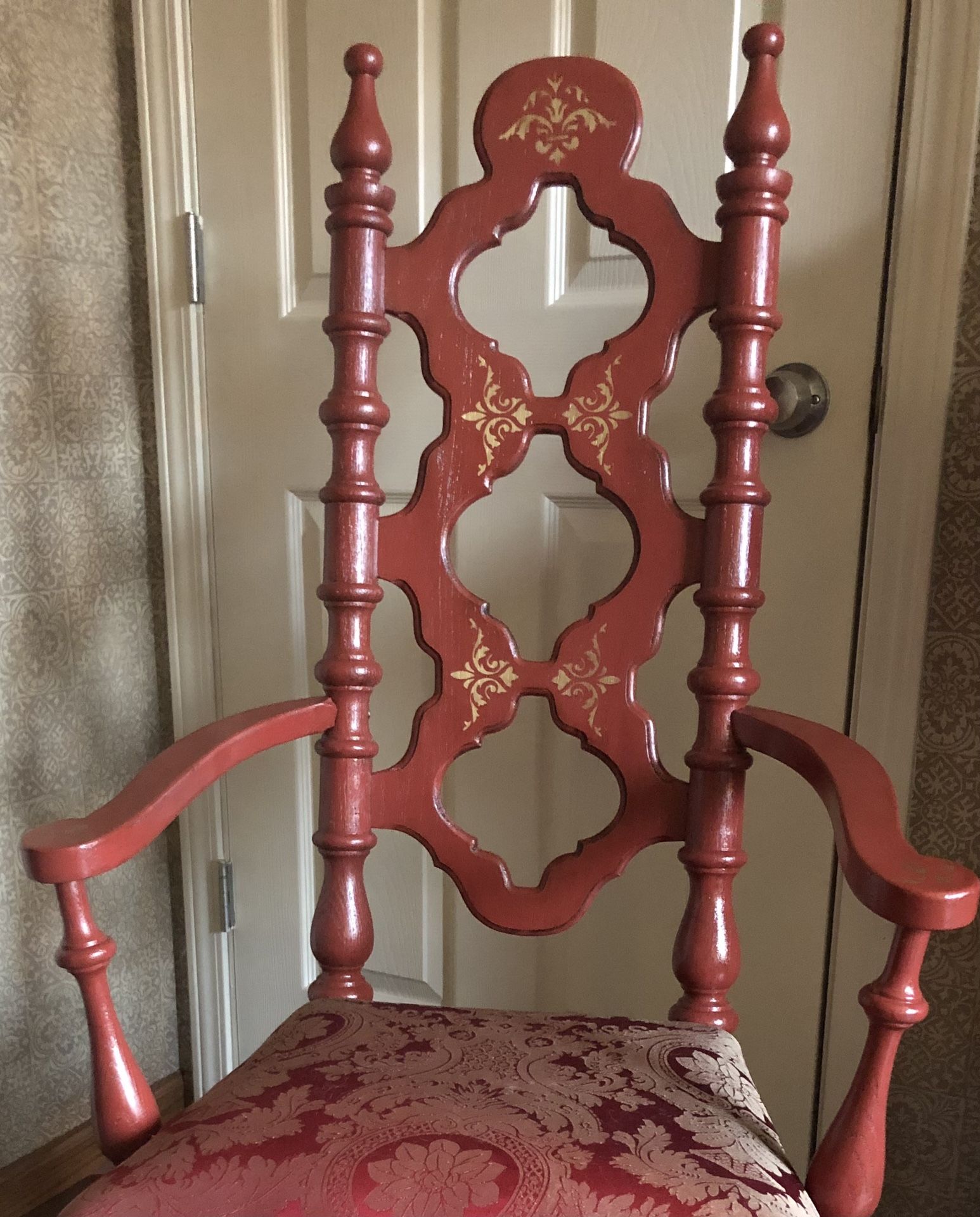 Vintage Burgundy Color Two ArmChairs. Gorgeous, Excellent Condition!