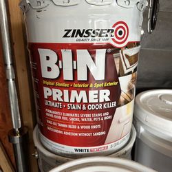 5 gal. B-I-N Shellac-Based White Interior Primer and Sealer