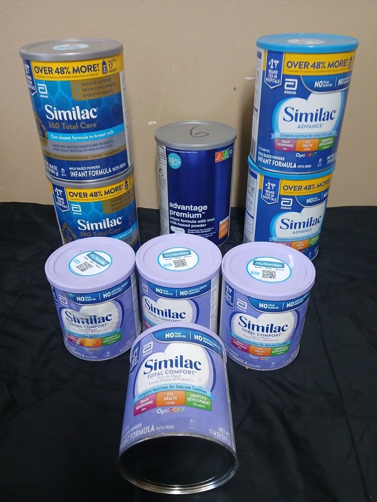 10 Cans Of Similac Infant Formula