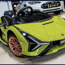 🟢🟢!!BRAND NEW 12V LUXURY REMOTE CONTROL Electric Kid Ride On Car Power Wheels Lamborghini FKP 37 with LED lights and real life scissors doors