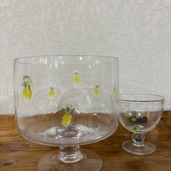Glass Dessert Set