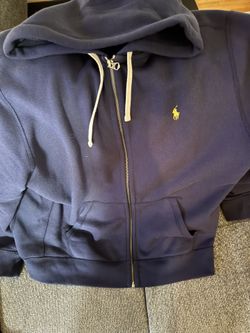 Men’s XXL Blue Ralph Lauren Polo Zip Up Sweat Jacket
