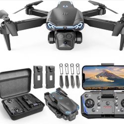 Brand new and sealed Drone with Camera 1080P HD, FPV Foldable Drone for Adults Kids, One-Key Take Off/Landing, 3D Flips, Altitude Hold, Speed Adjustme