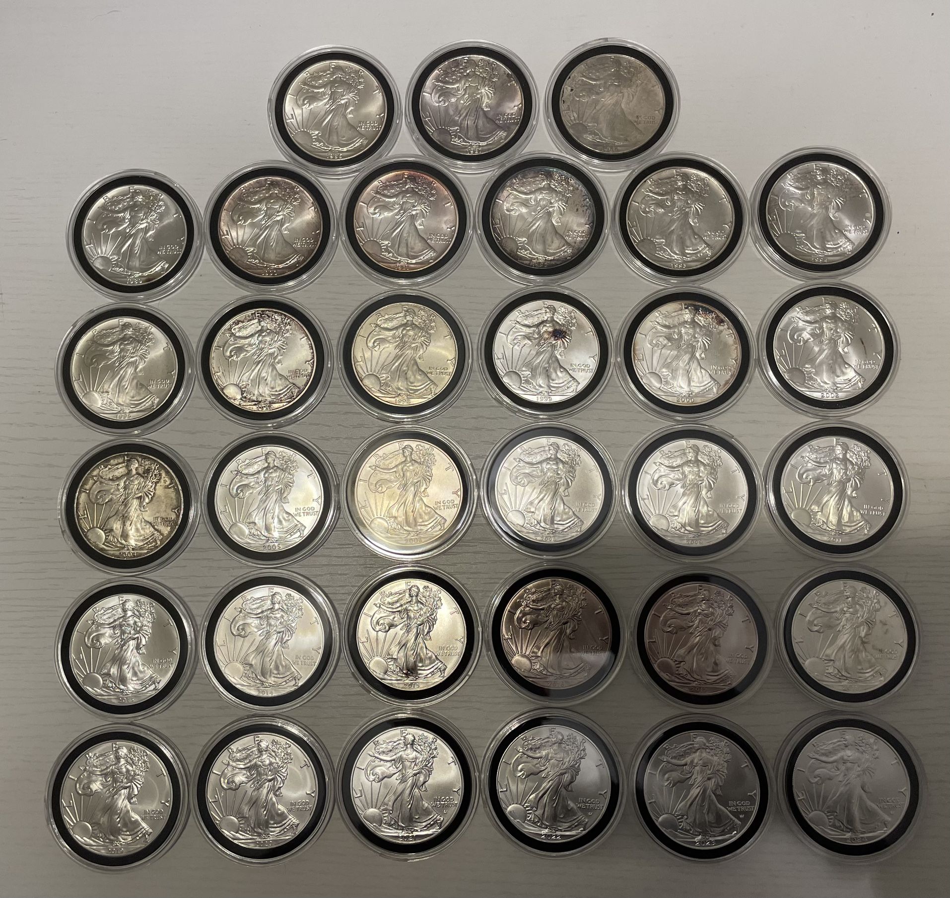 American Silver Eagles