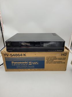 Panasonic PV-S486-K 1989 VCR S-VHS Vintage Rare Nice