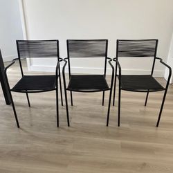 Set of 3 Alias Giandomenico Belotti Spaghetti chairs
