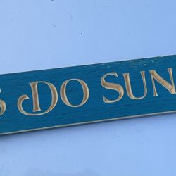 Let’s Do Sunset Wooden Art