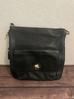 Kate Spade Black Leather Expandable Tote Shoulder Bag Austin