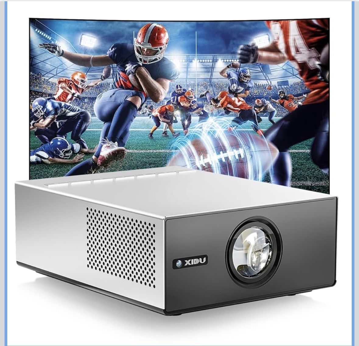 XIDU Portable Projector with WIFI and Bluetooth