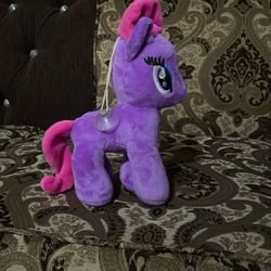 Purple And Pink Pony Plushie 