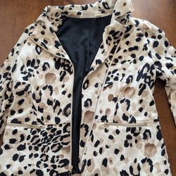Chico's Cheetah Jacket