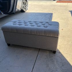 Beige Ottoman