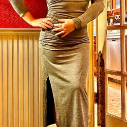 Gray Holiday Dress