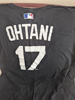 Shohei Ohtani #17 MLB Black T-Shirt XXL