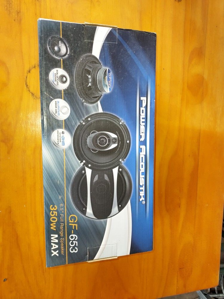 New In Box Power Acoustik car Speakers