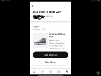 Jordan 11 Cool Gray Size 11