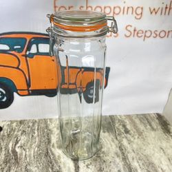 Vintage 12 Panel Storage Jar 13 Inches Tall New Seal