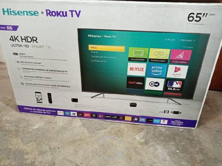 65” Inch Hisense Smart Roku UHDTV 4K