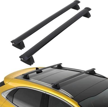 NEW Roof Rack Cross Bars for 2011-2021 Jeep Grand Cherokee Grooved Side Rails CrossBars Rooftop Cargo Carrier Bag Kayak Bike Snowboard Adjustable Aero