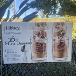 Glass Dessert Cups