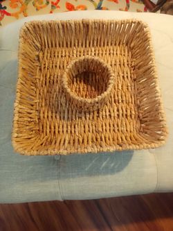 Large basket serving piece $25