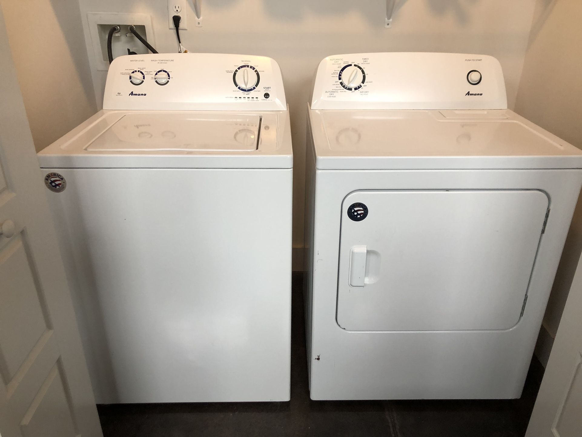 Amana Washer and Dryer