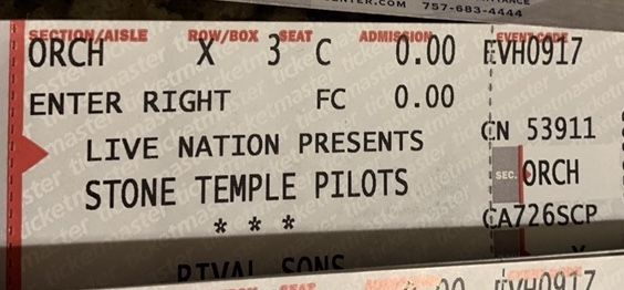 Stone temple pilots tickets