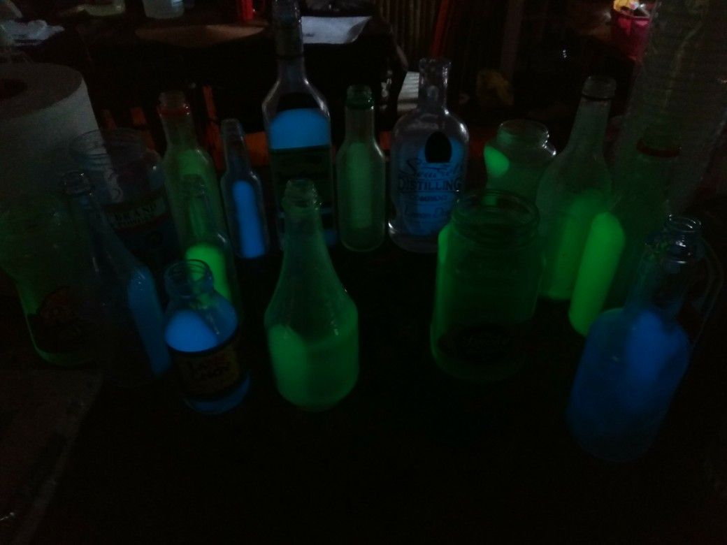 Glass Glow Bottles