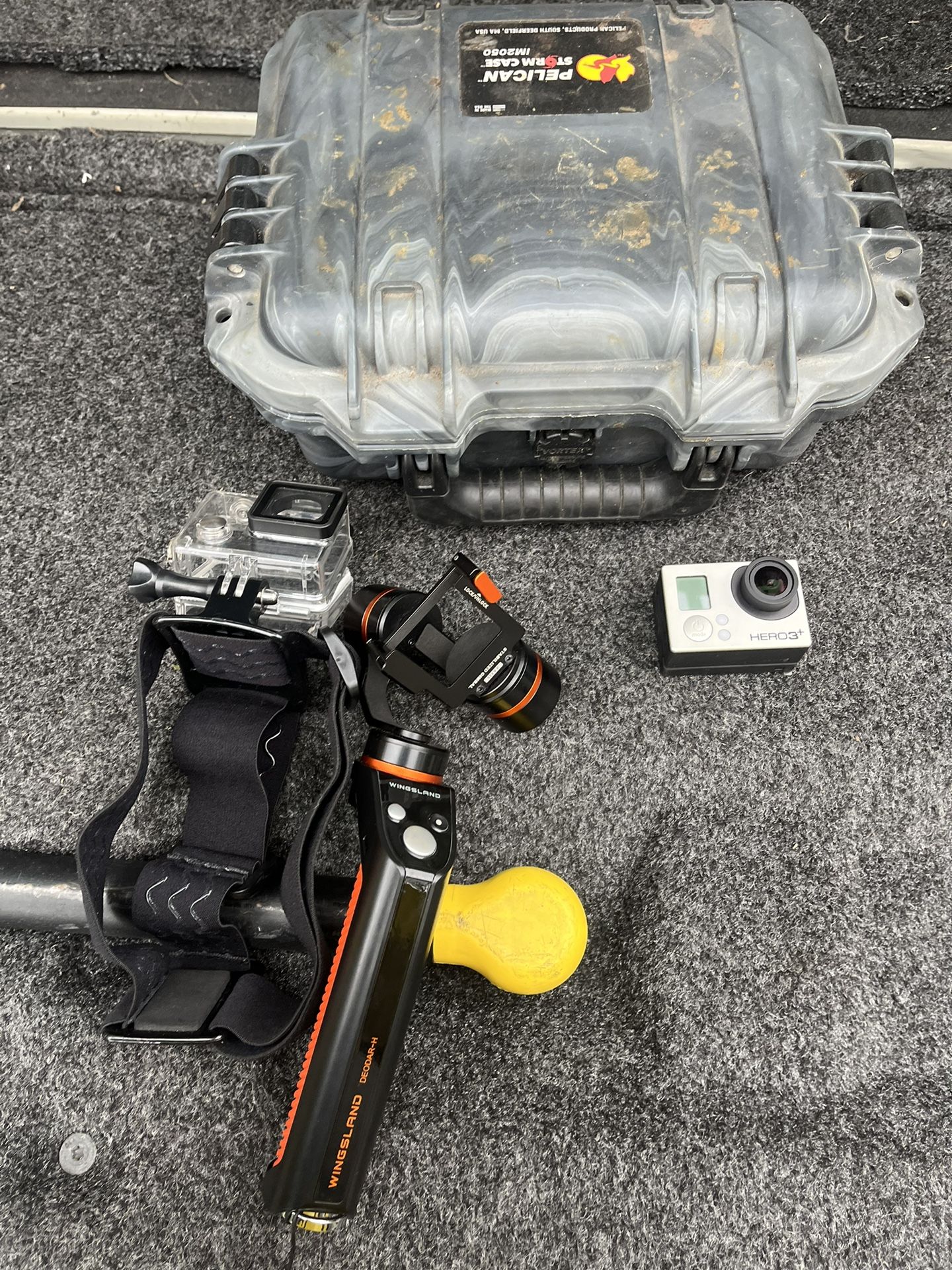 GoPro Hero 3 With Pelican Case And Accessories 