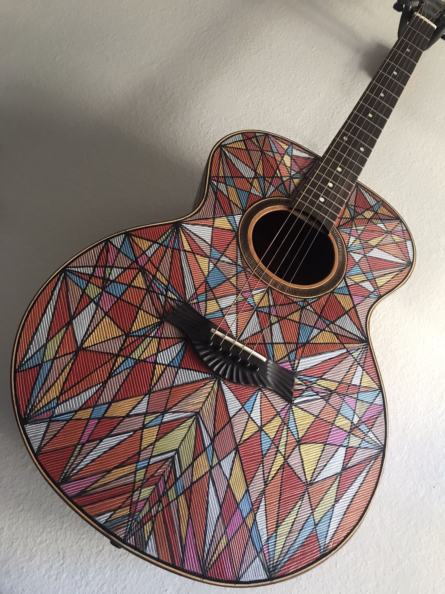 Mosaic Fractal Guitar by Blueberry