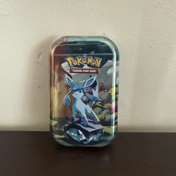 Pokemon Prismatic Evolutions Glaceon Tin