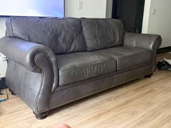Leather couches