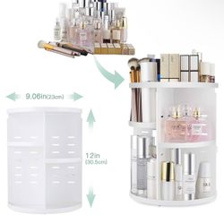 rotating makeup storage