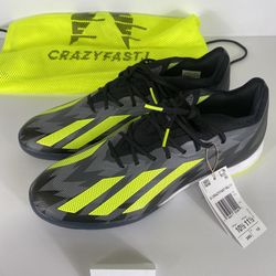 ADIDAS X CrazyFast INJ. 1 Indoor Mens Size 10.5 [IG6272]