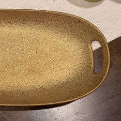 Gold Holiday Decorative Tray