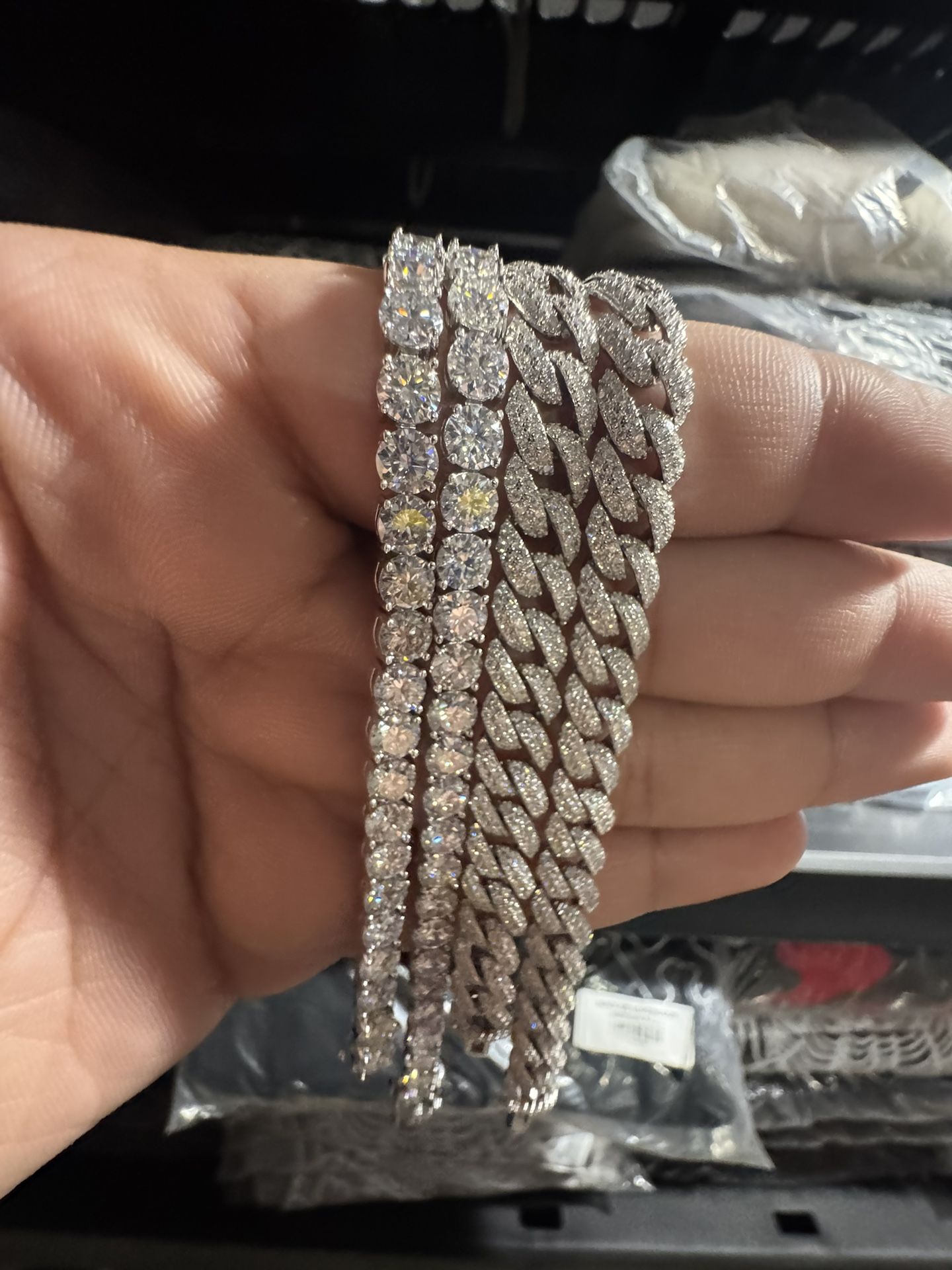 SS952 Moissanite Bracelets