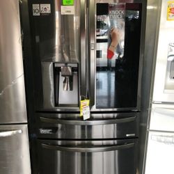 LG Dark Stainless Counter Depth French Door Refrigerator