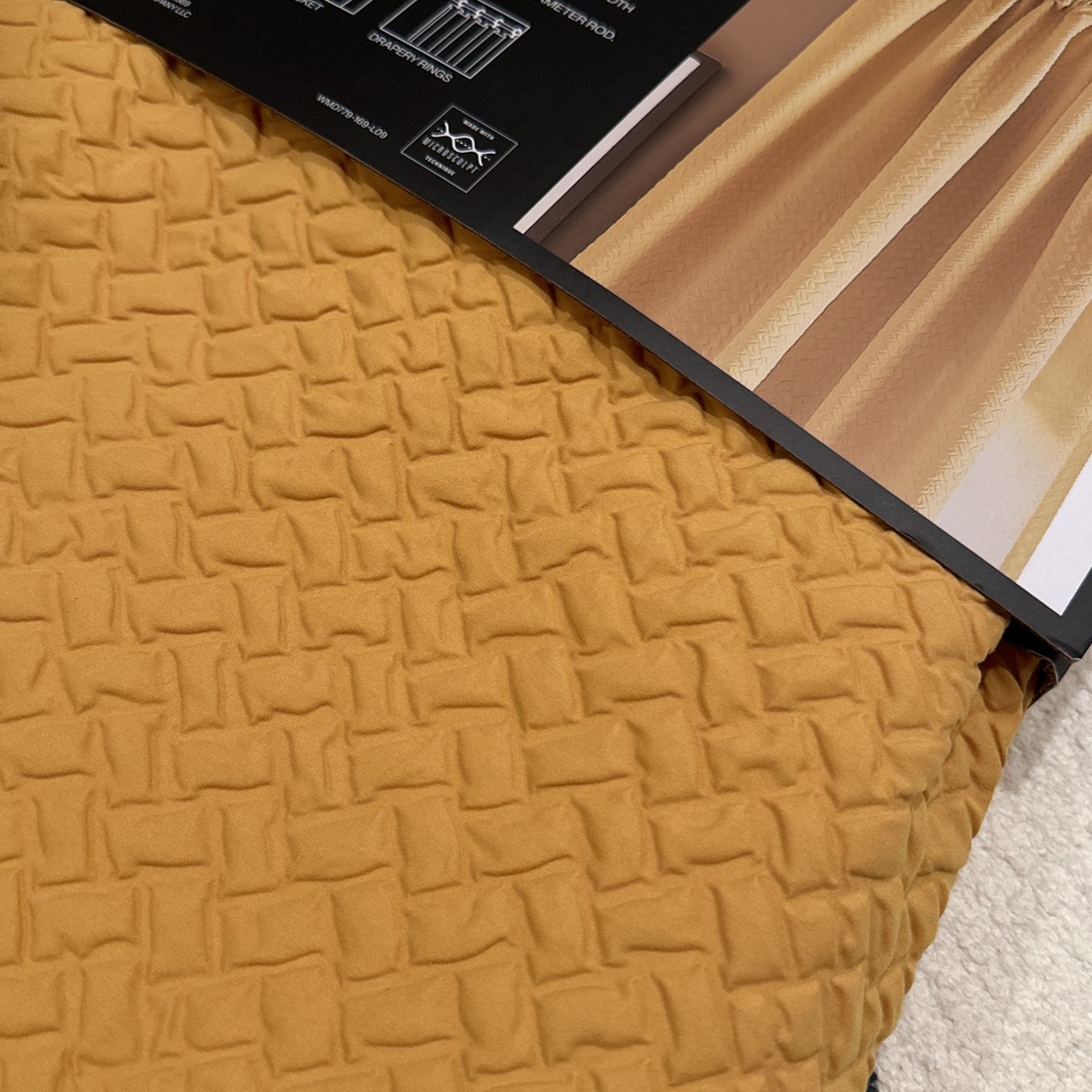 Curtains Blackout With Matching Sheer NWT