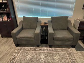 Matching Grey Chair Set