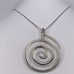 925 Vintage Swirl Necklace 