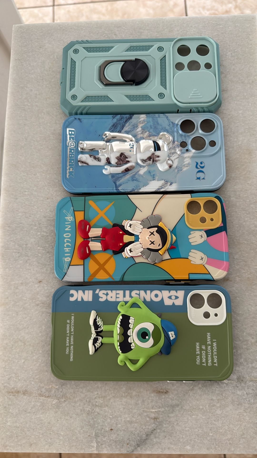 iPhone 11 and 13 Pro cases Back and Front
