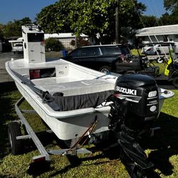 17’ Skiff Bully Netting Boat