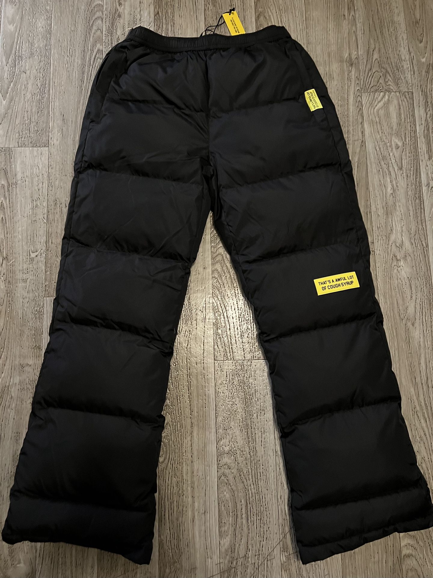 Awful Lot Of Cough Syrup Puffer Pants