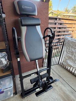 Inversion table for back pain relief