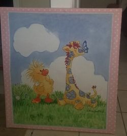 Fabric picture frame