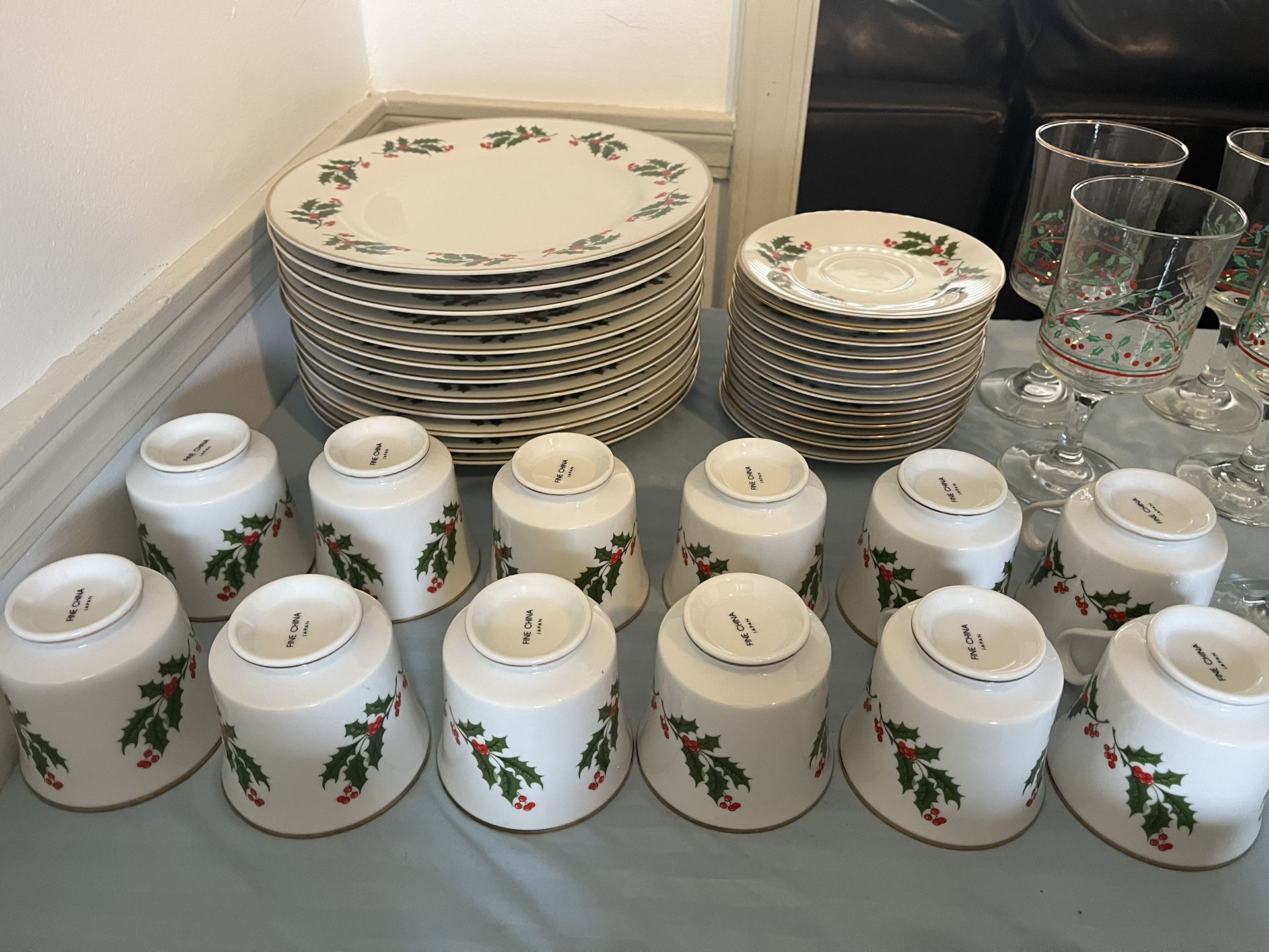 Antique China And Glasses