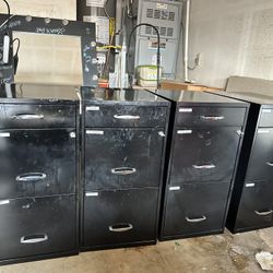 Black Filing Cabinets 